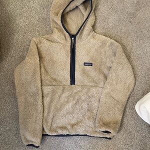 Patagonia Tan Fleece Hoodie